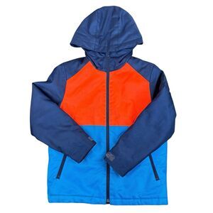 Gap Kids Boys Colorblock Winter Board Jacket Blue Orange Contrast Size Youth L